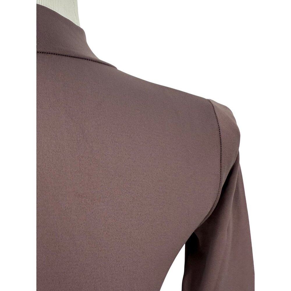 NWT Free People Seamless Mock Neck w/Thumbholes Stretch Long Sleeve Layering Top - Picture 8 of 11